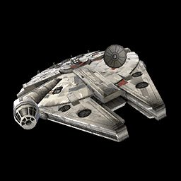 Han's Millennium Falcon portrait