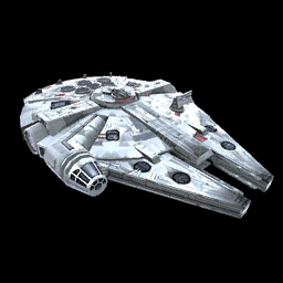 Rey's Millennium Falcon — SWGOH character portrait