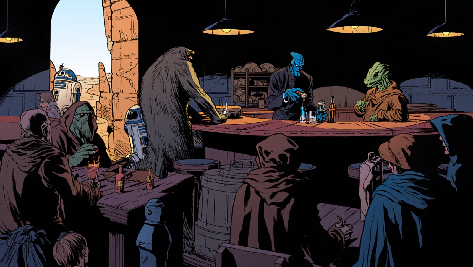 Mos Eisley spaceport cantina — SWGOH characters database